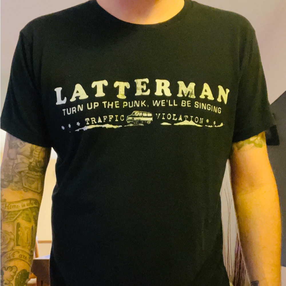 Latterman “turn up the punk” shirt